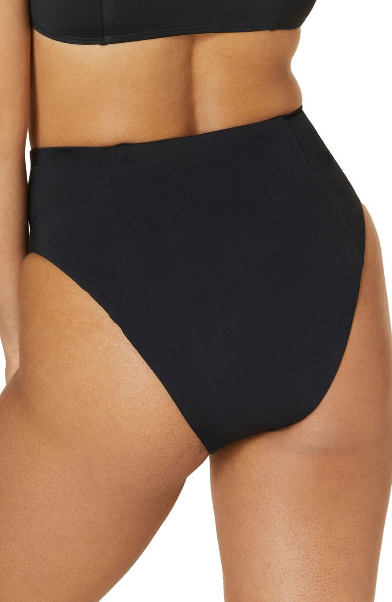 Andie High Waist Cheeky Bikini Bottoms, Alternate, color, 