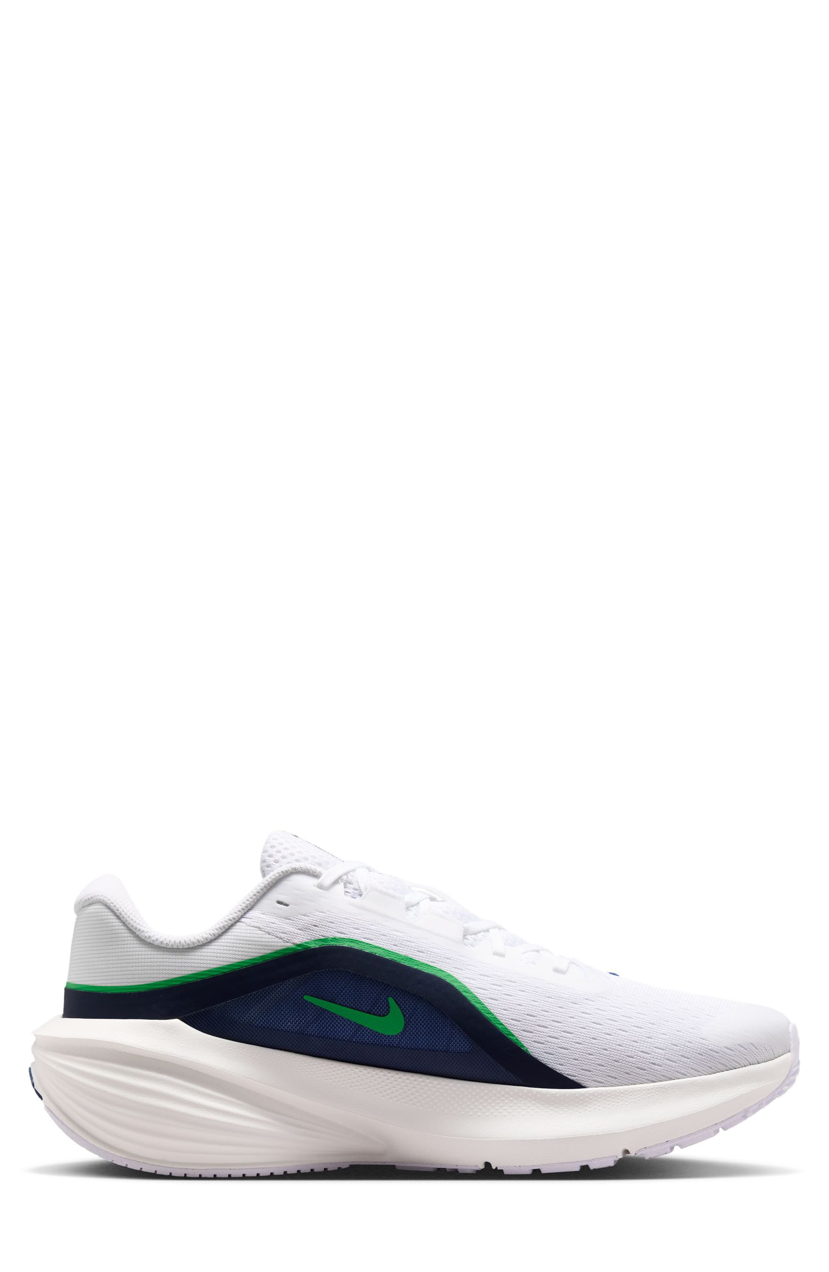 Downshifter 14 Running Shoe, Alternate, color, WHITE/ GREEN SPARK