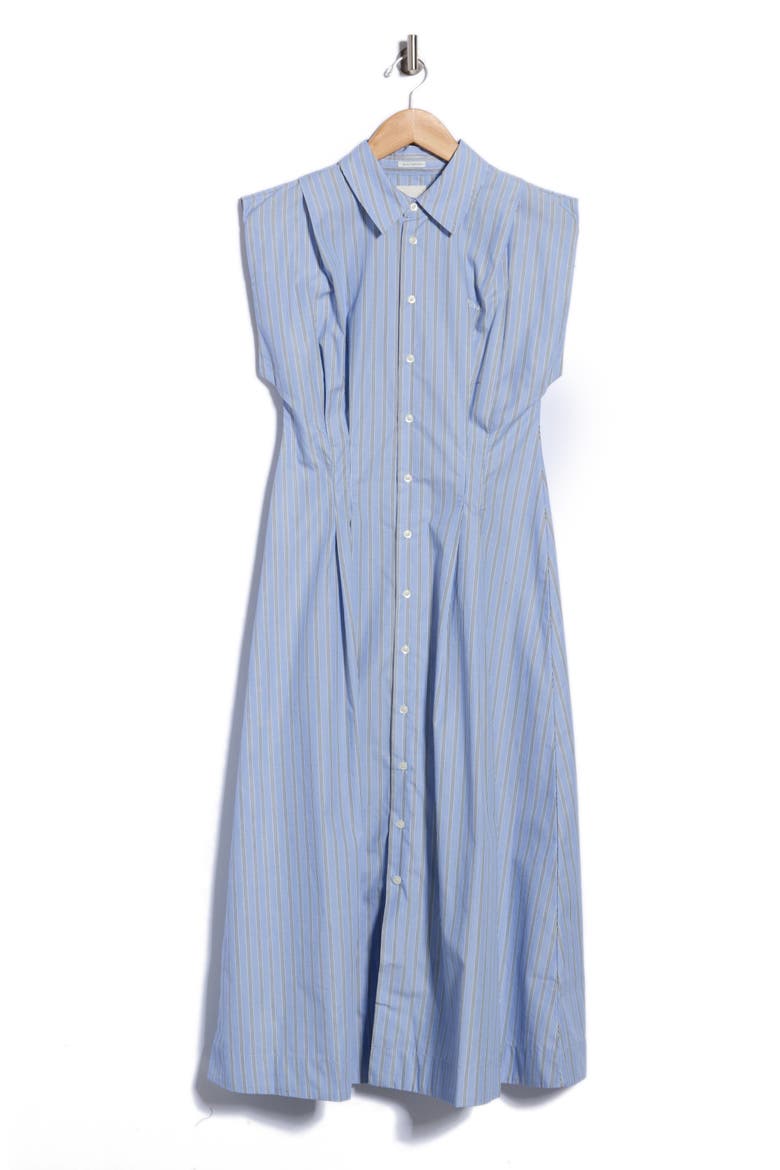 The Mint Condition Striped Cotton Midi Shirtdress, Main, color, GET IN LINE