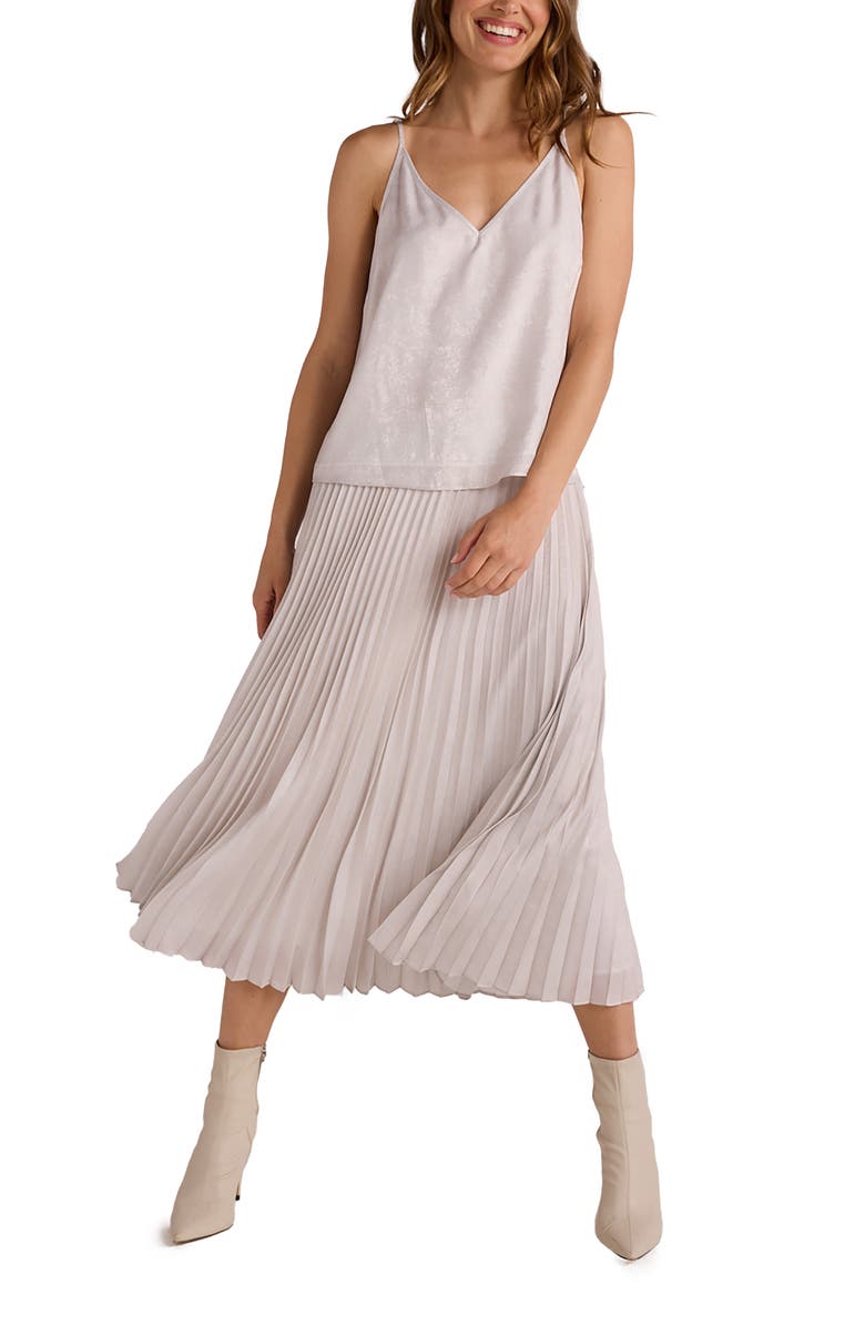 Bella Dahl Hand Pleated Midi Skirt, Alternate, color, 