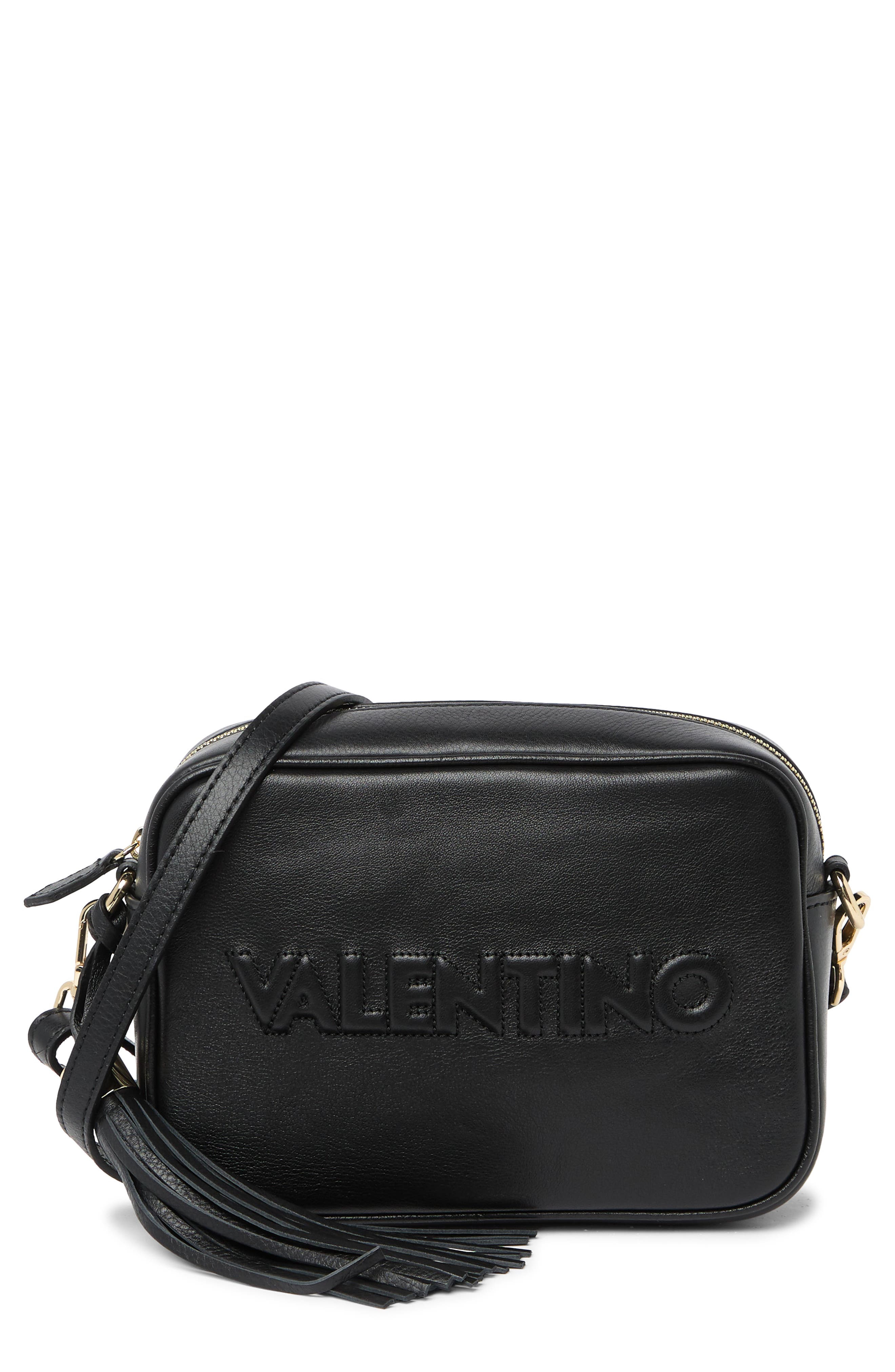 VALENTINO BY MARIO VALENTINO Mia Sauvage Embossed Leather Crossbody Bag, Main, color, 