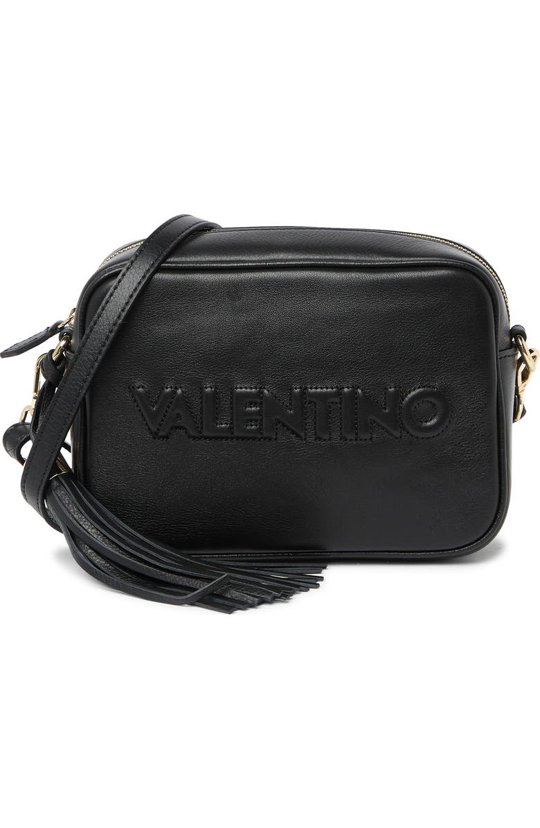 VALENTINO BY MARIO VALENTINO Mia Sauvage Embossed Leather Crossbody Bag, Main, color,