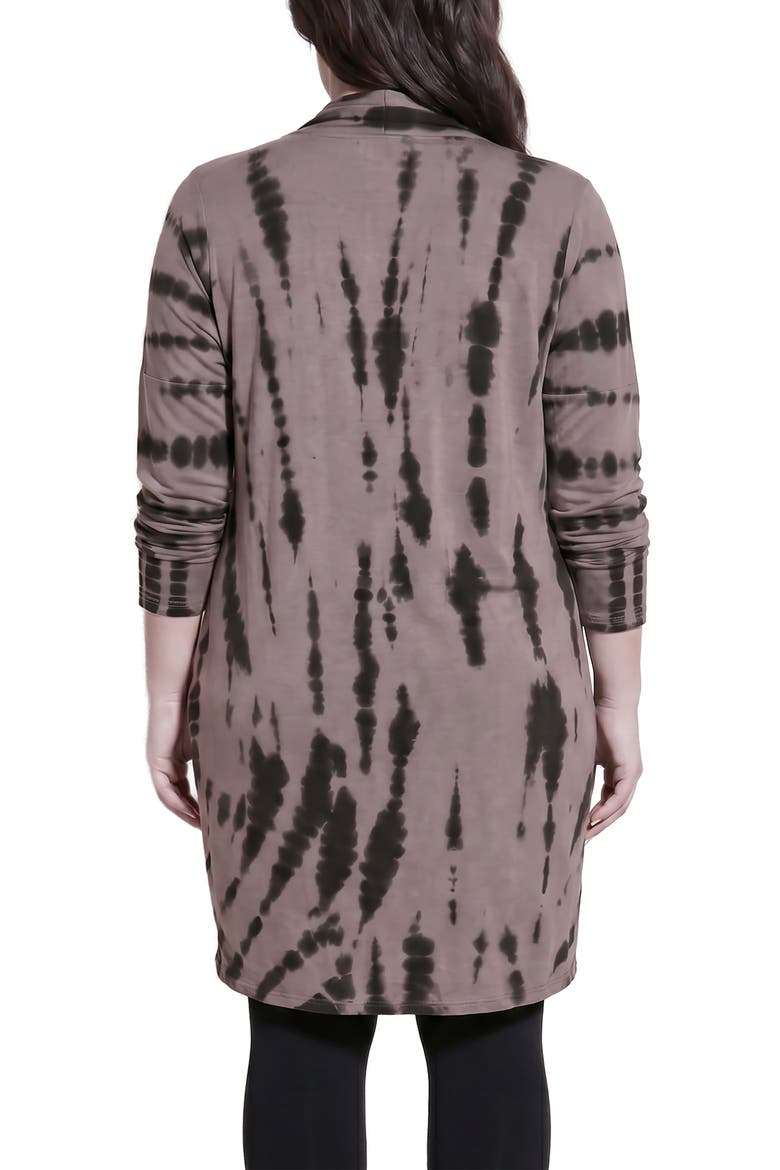 Crisscross Tie Dye Knit Top, Alternate, color, TAUPE