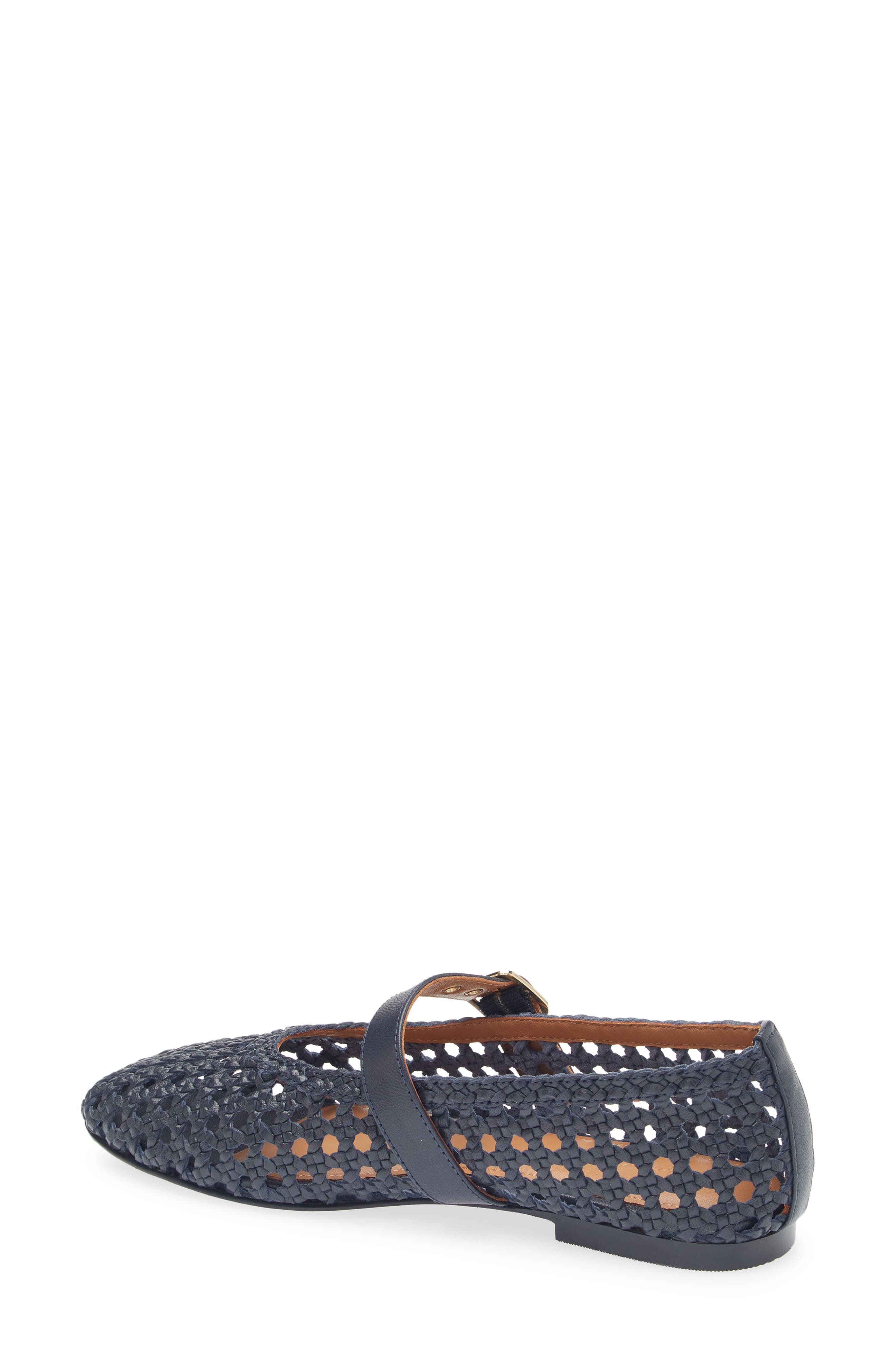The Remy Woven Mary Jane Flat, Alternate, color, CRAFTSMAN BLUE