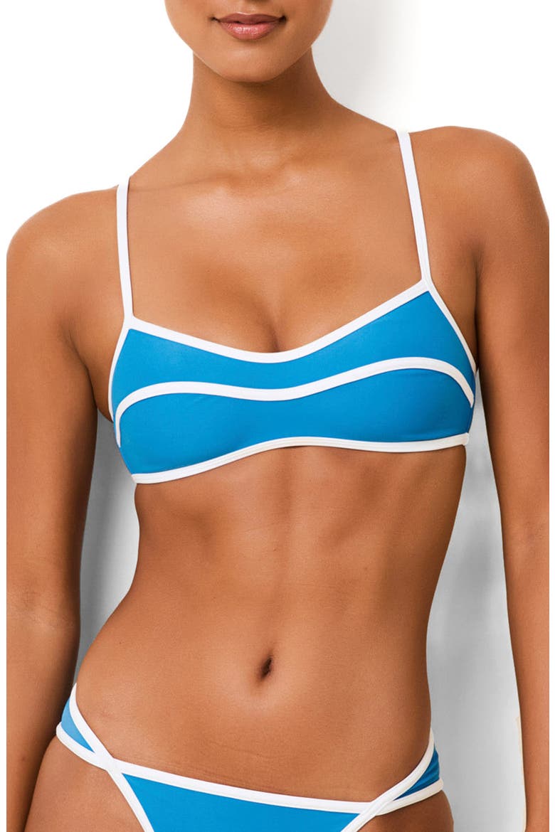 The Milani Bikini Top, Main, color, COSMIC BLUE