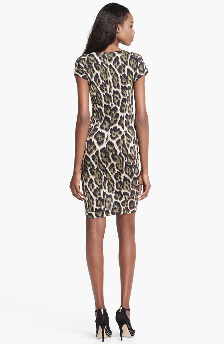 Just Cavalli Leopard Print Jersey Dress, Alternate, color,