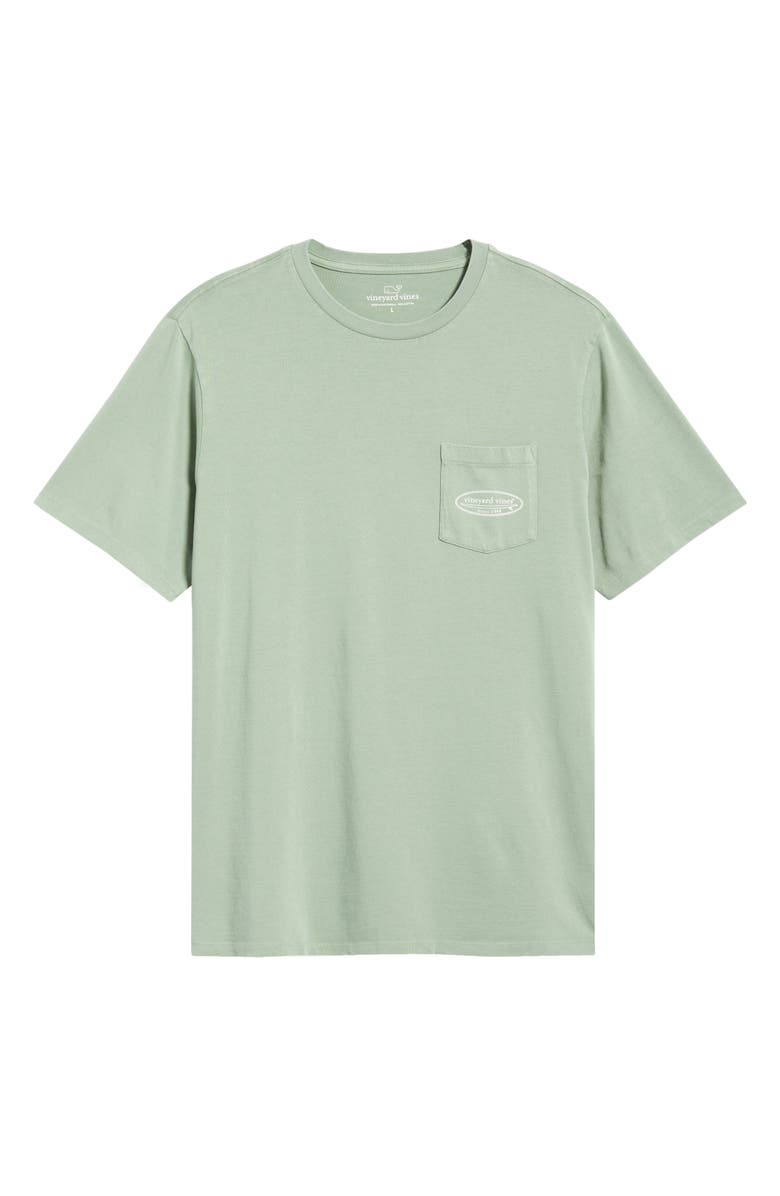 vineyard vines Outlined Surf Logo Short Sleeve Graphic T-Shirt, Alternate, color, Dune Grass