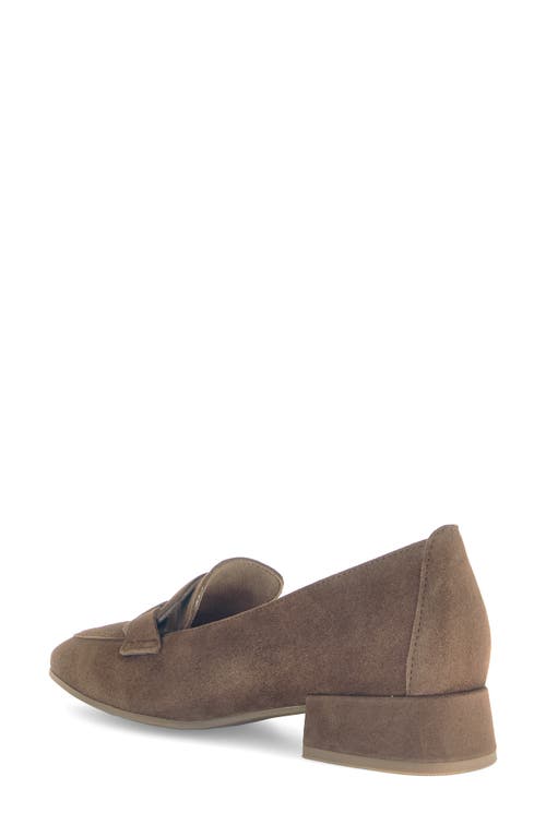 Gabor Penny Loafer In Brown