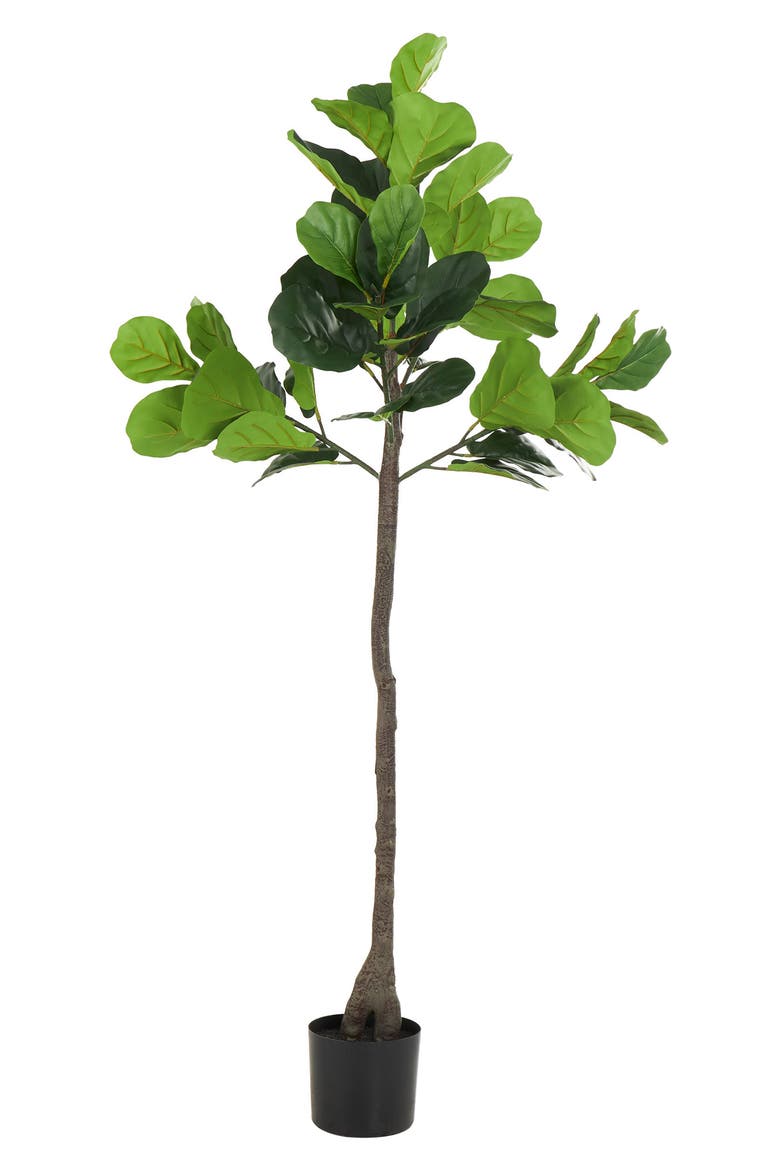 Green Faux Foliage Artificial Plant, Alternate, color, GREEN
