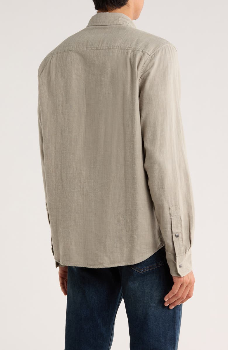 Lucky Brand Mason Slub Twill Button-Up Shirt, Alternate, color, Vintage Khaki Beige