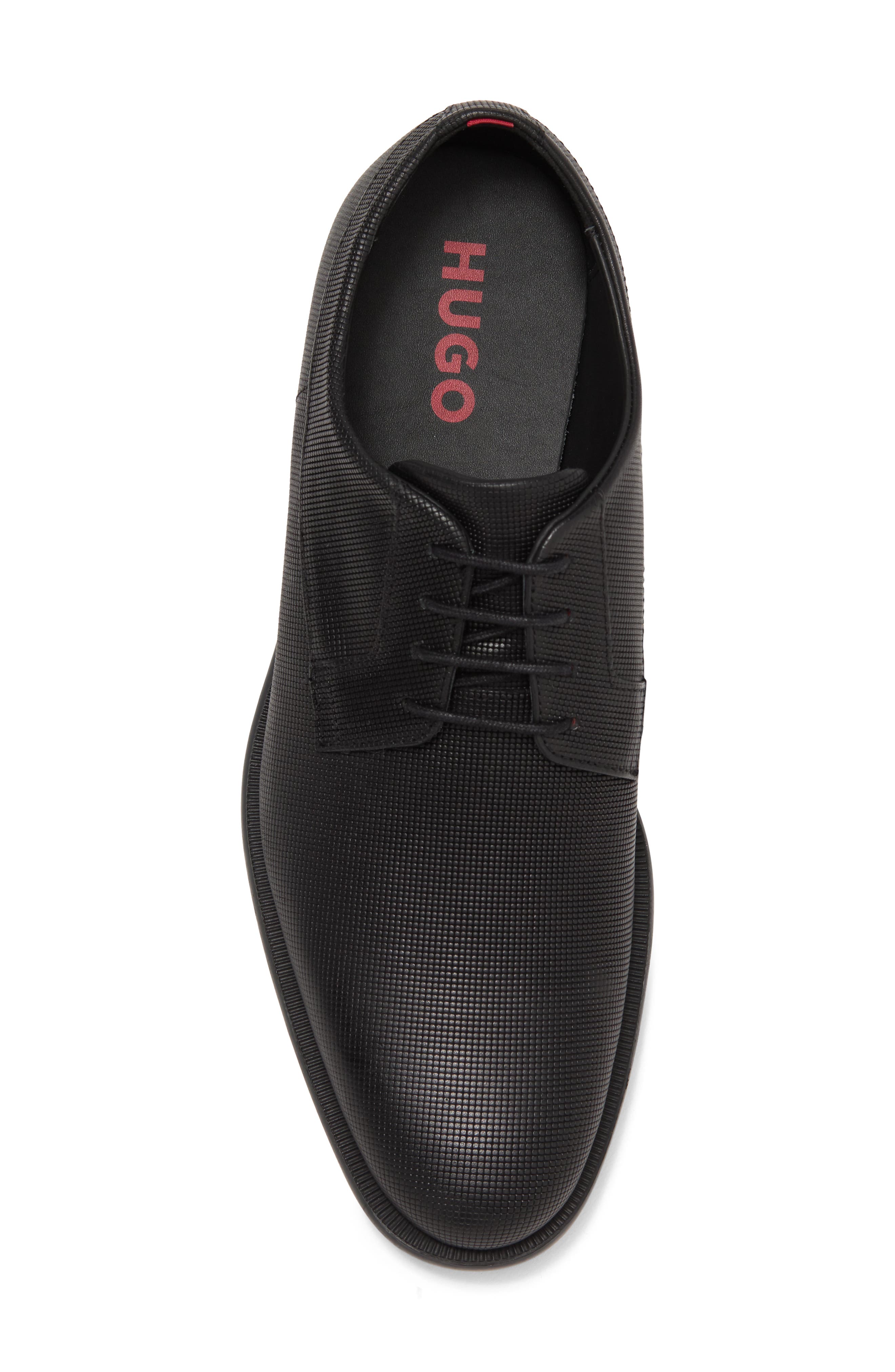 BOSS Kyron Leather Derby, Alternate, color, Blk