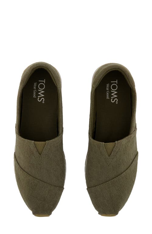Toms Alpargata Resident Plus Slip-on Sneaker In Green