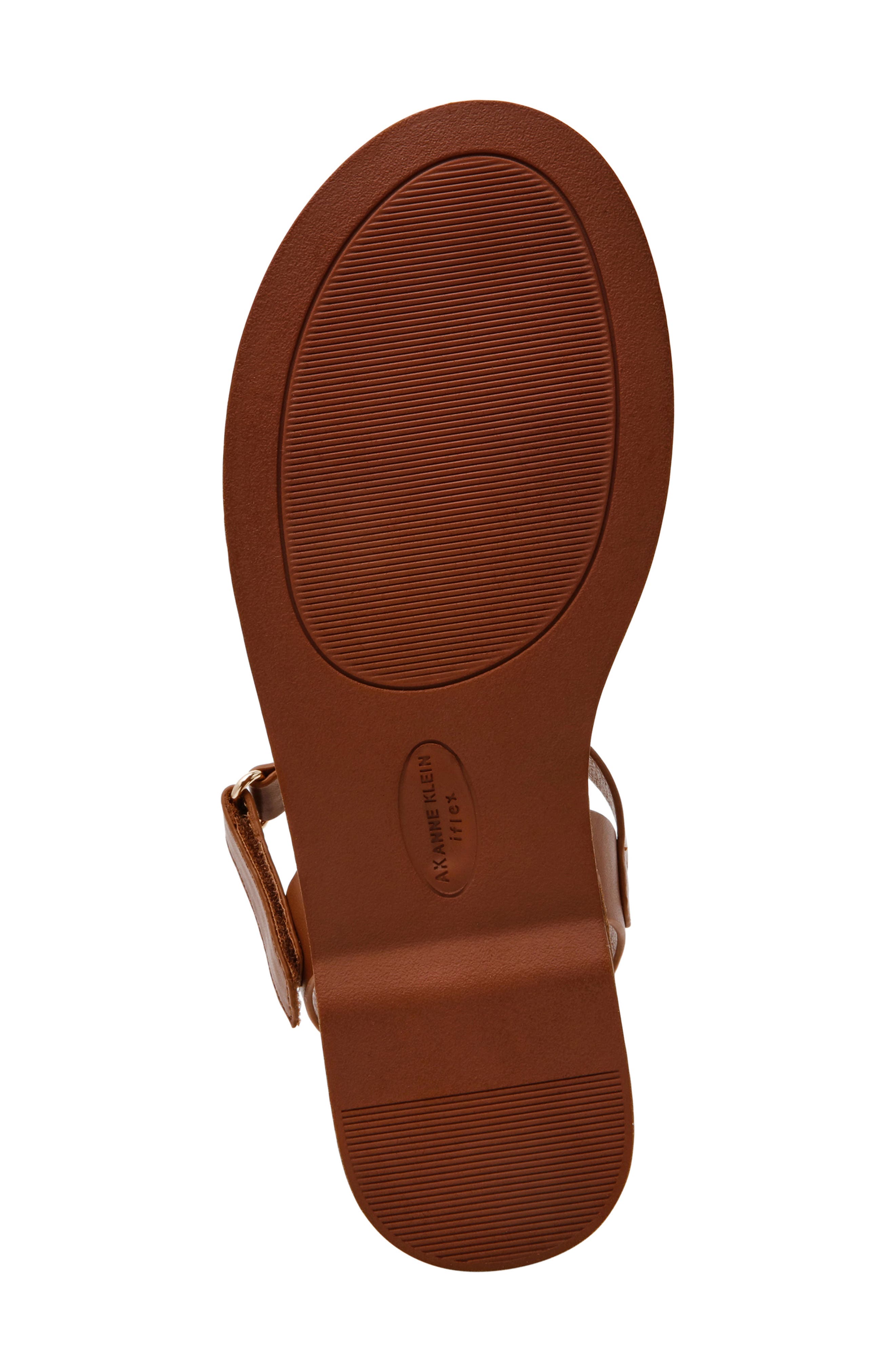 Elani Ankle Strap Sandal, Alternate, color, COGNAC