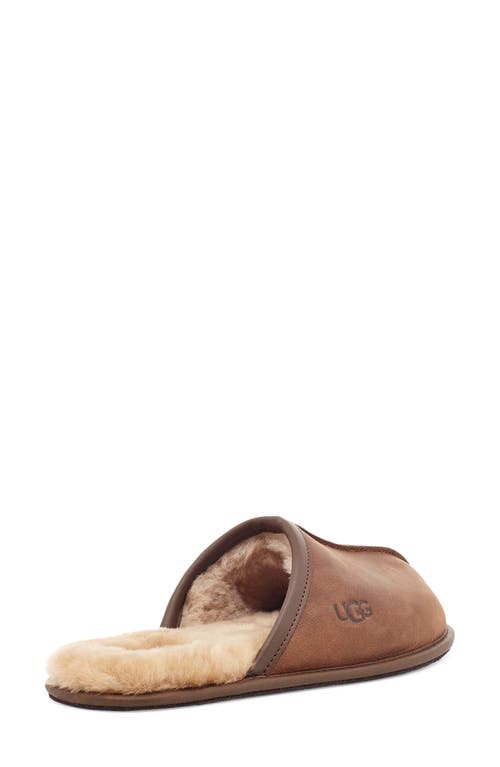 Ugg(r) Genuine Shearling Scuff Slipper In Beige