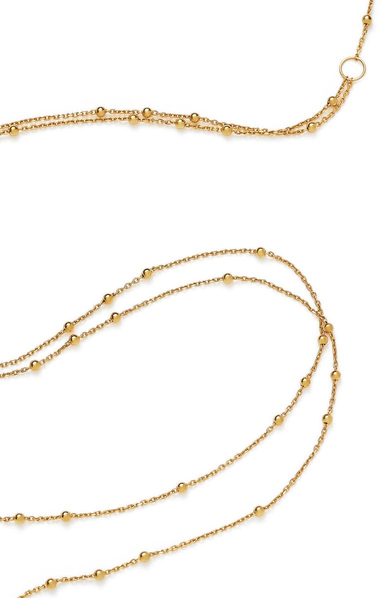 Missoma Double Chain Necklace, Alternate, color,