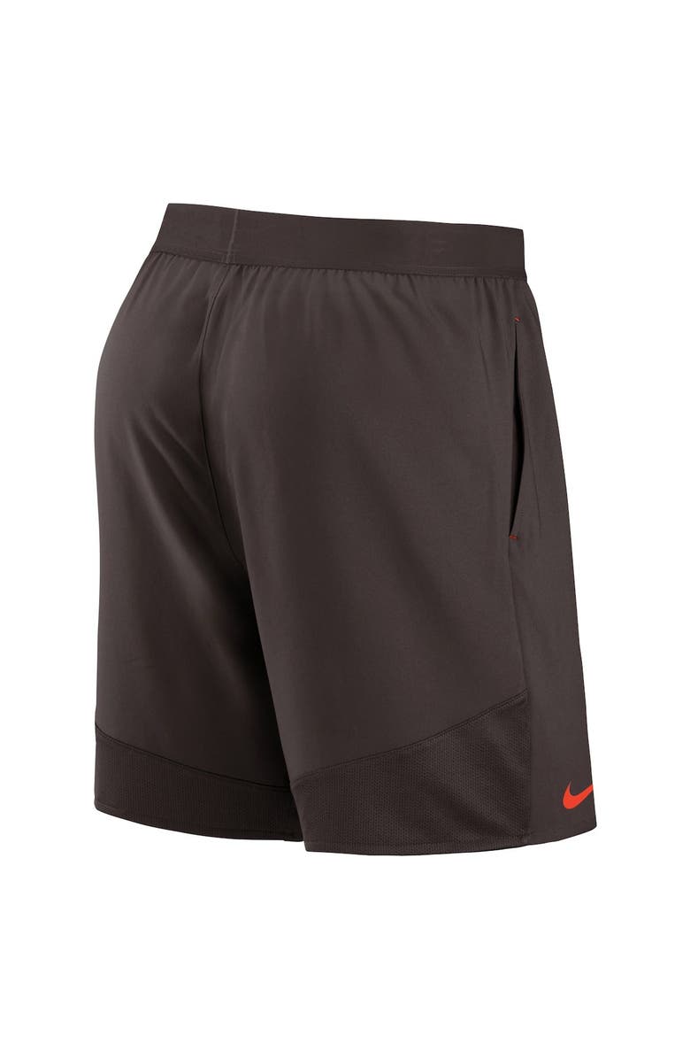 Nike Men's Nike Brown Cleveland Browns Stretch Woven Shorts, Alternate, color, Brown