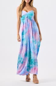 Tiare Hawaii Shawna Strapless Maxi Dress