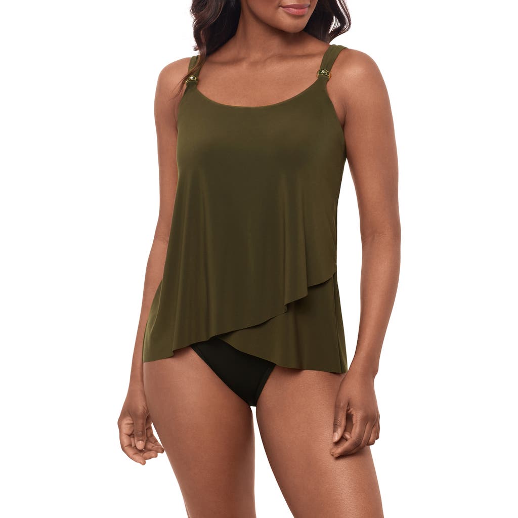 Miraclesuit ® Razzle Dazzle Underwire Tankini Top In Nori