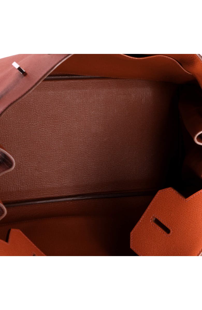 Pre-Owned Hermes Birkin Handbag Orange Epsom with Palladium Hardware 35, Alternate, color, Brique