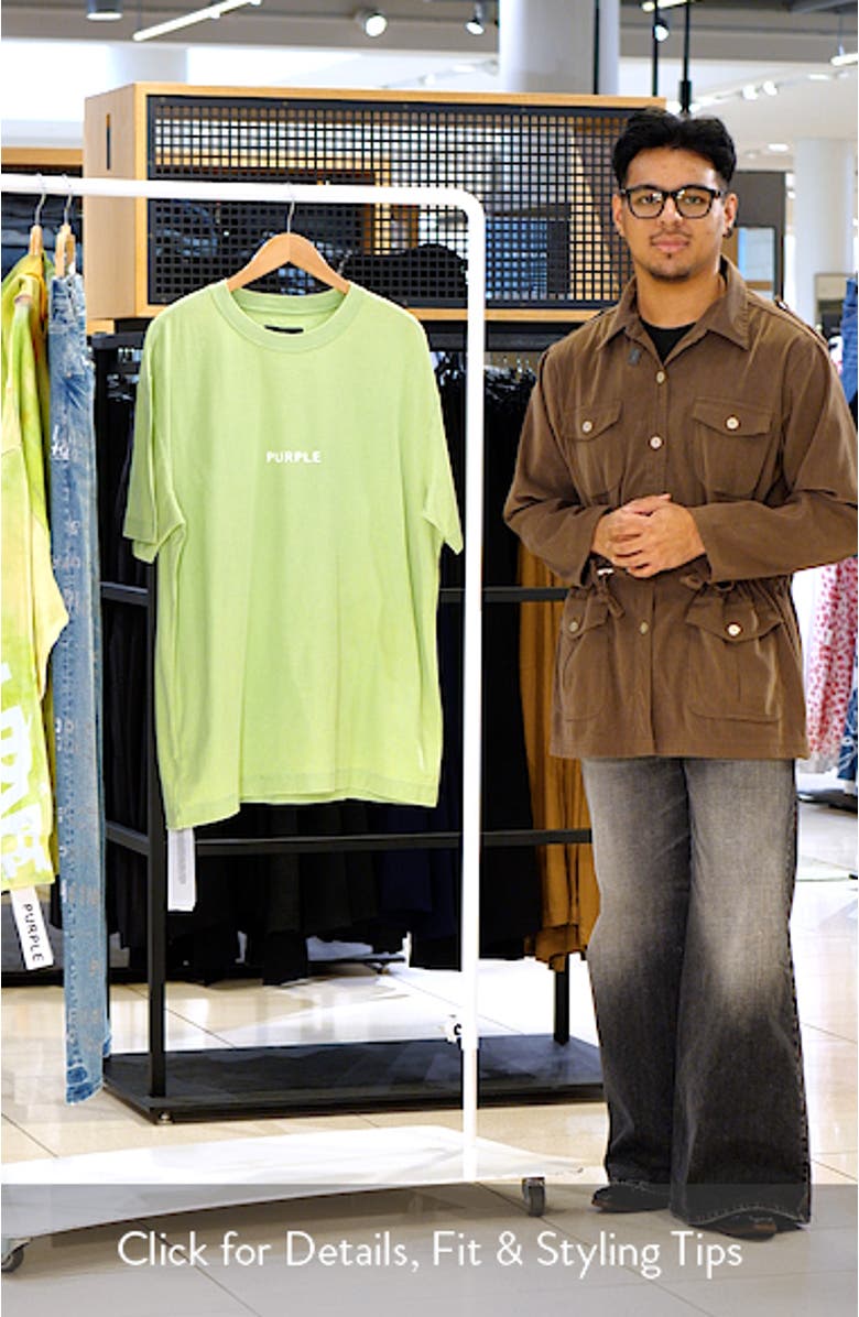 Cotton Jersey Logo Graphic T-Shirt, sales video thumbnail