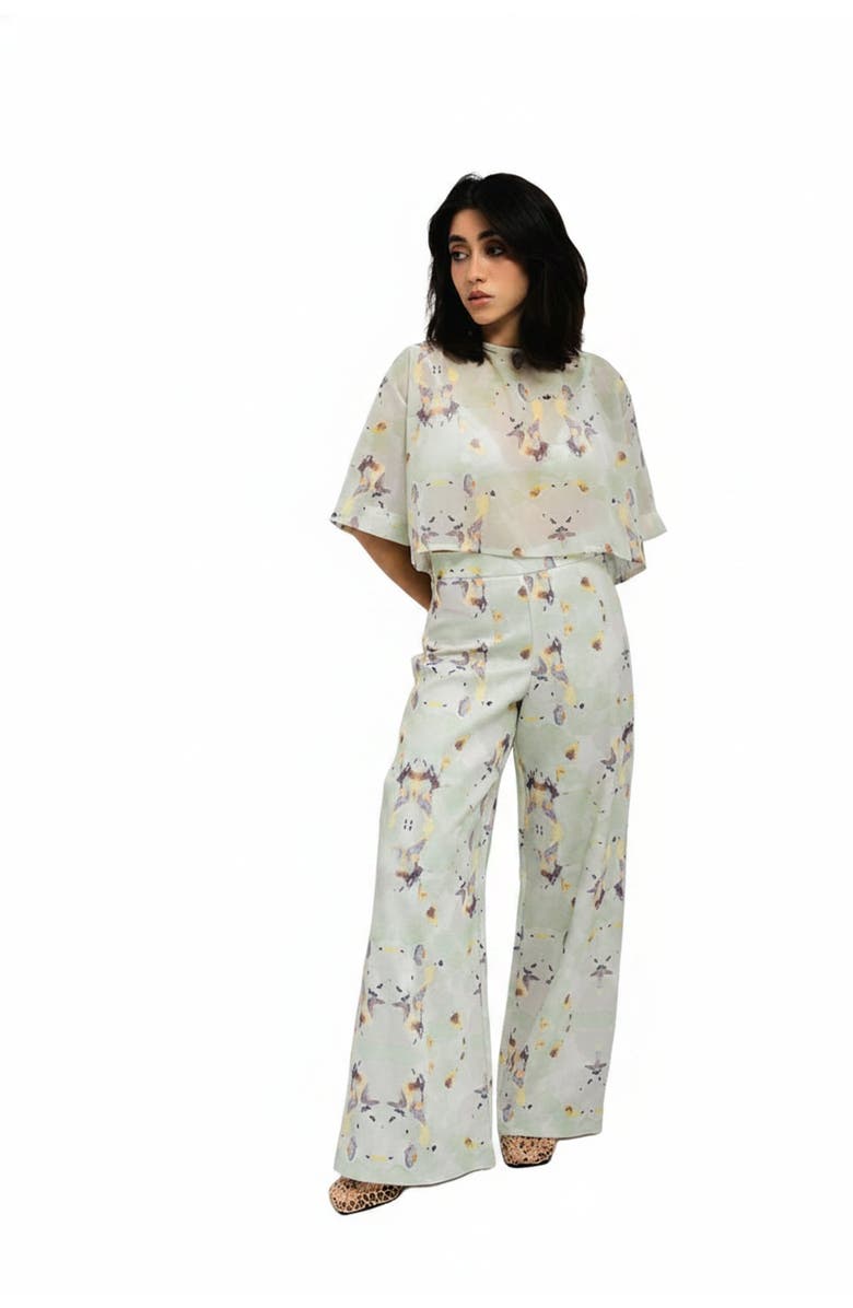 San Malo Camellia Top, Main, color, Green