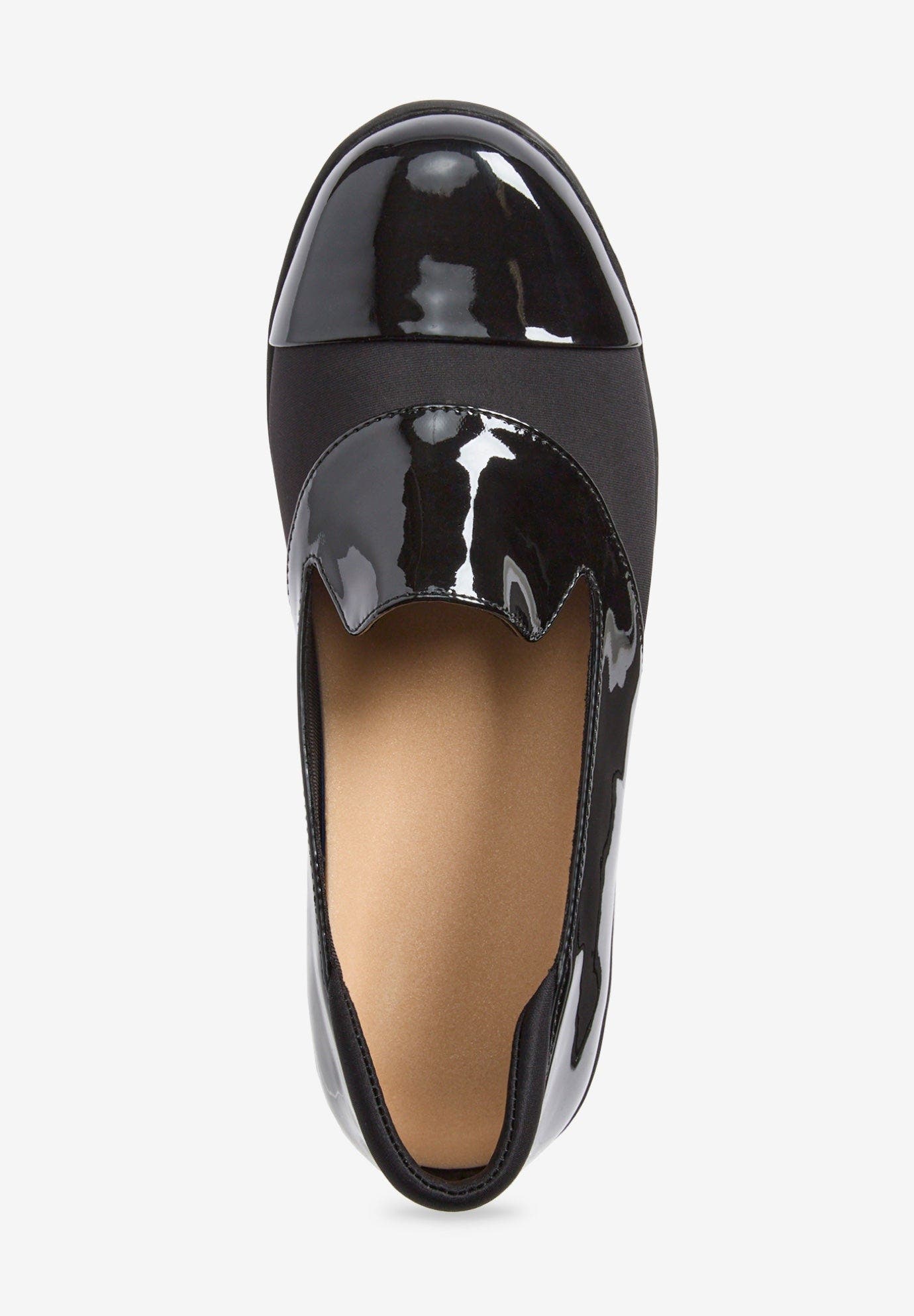 The Annete Bunion Friendly Slip On Orthotic Flat, Alternate, color, BLACK