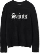 AllSaints Saints Wool & Alpaca Blend Crewneck Sweater
