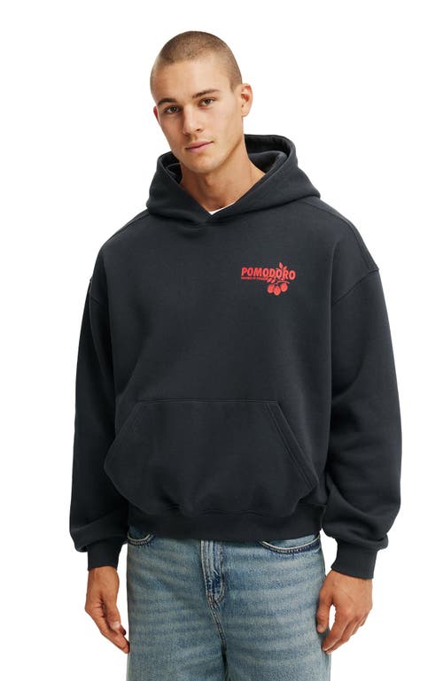 COTTON ON BOX FIT GRAPHIC HOODIE