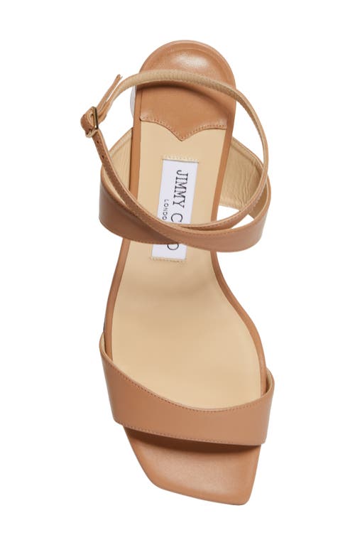 Jimmy Choo Jago Ankle Strap Sandal In Biscuit