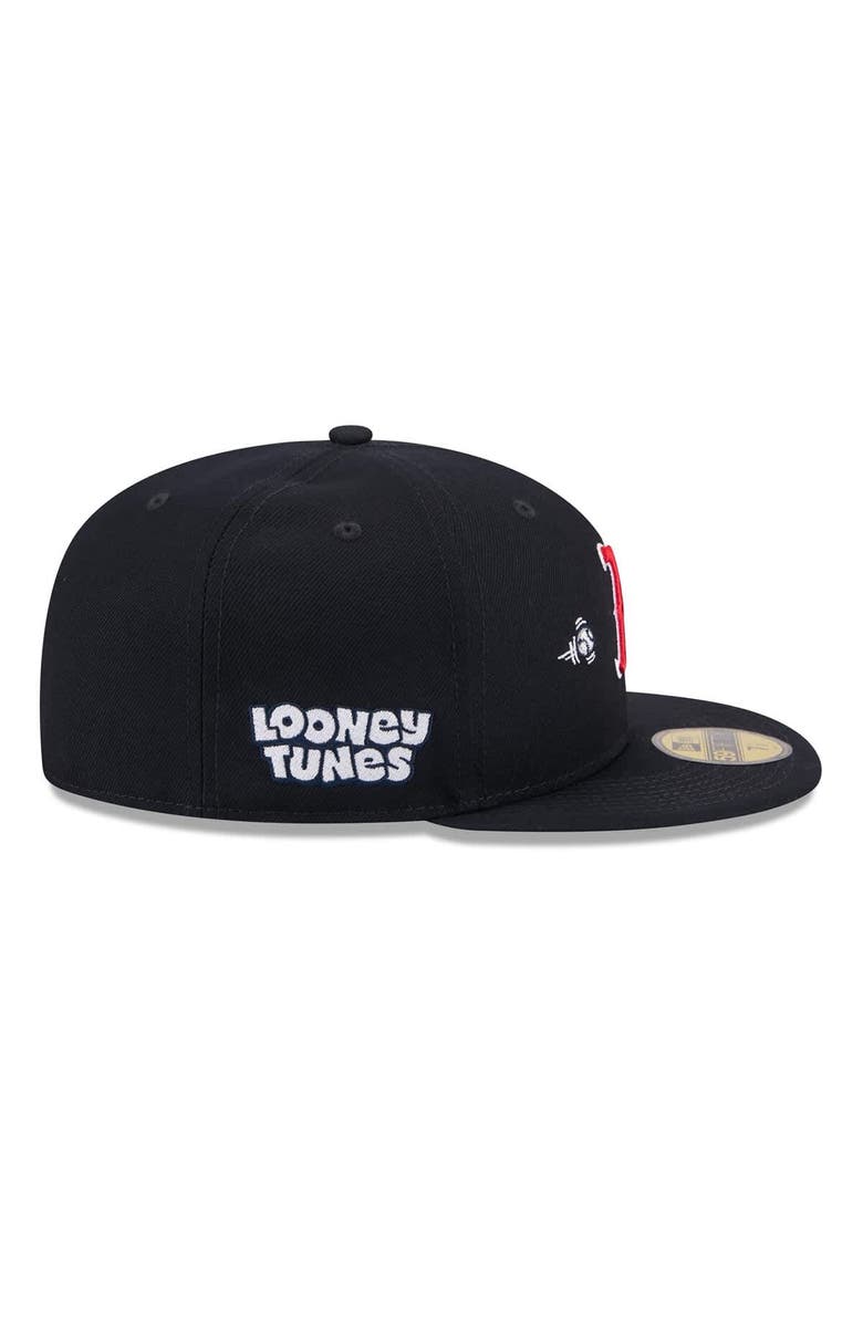 New Era Men's New Era Navy Boston Red Sox Looney Tunes Bugs Bunny 59FIFTY Fitted Hat, Alternate, color, Navy