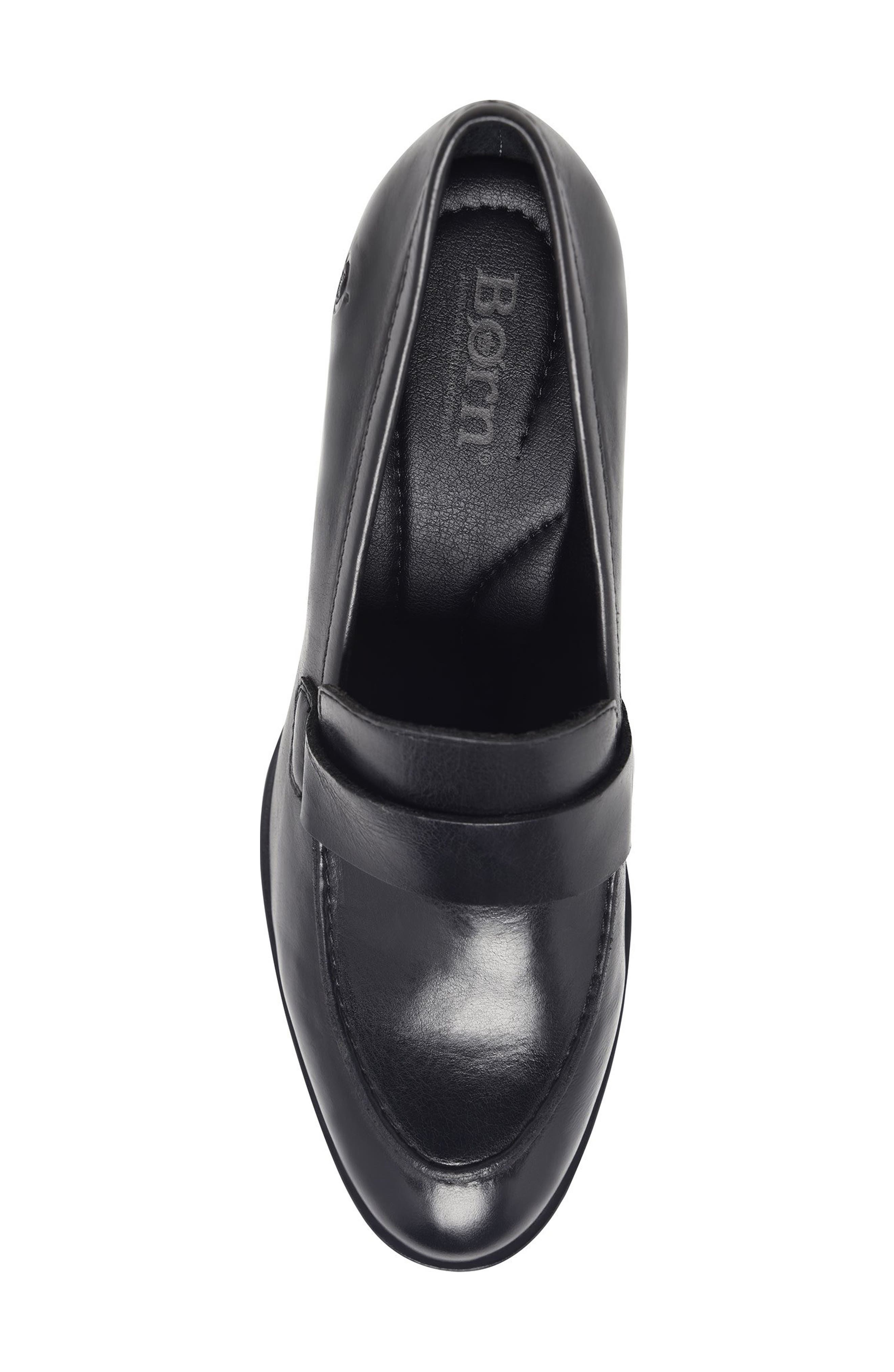 Børn Ellison Pump, Alternate, color, Black Full Grain