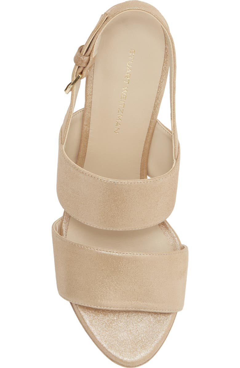 Stuart Weitzman Ono Platform Sandal, Alternate, color, Tan