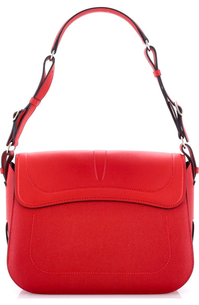 Pre-Owned Hermes Harnais Shoulder Bag Epsom and Swift, Alternate, color, Red