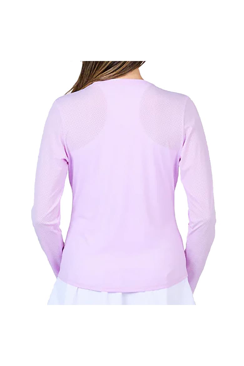 Staples Womens Long Sleeve Tennis Shirt, Alternate, color, Lavender