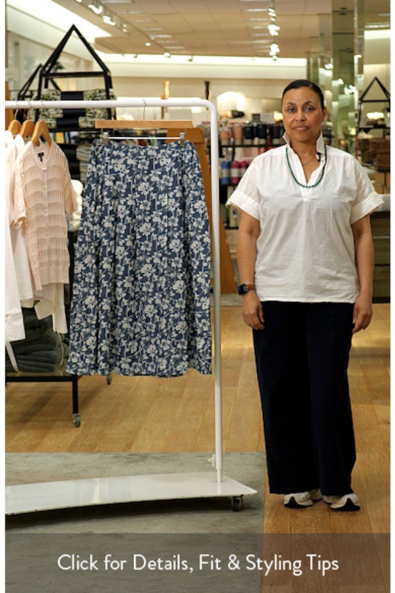 Jamboree Organic Cotton Chambray Midi Skirt video