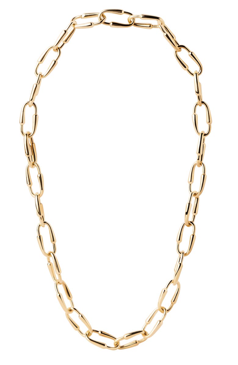 PDPAOLA Loop Chain Necklace, Main, color, Gold