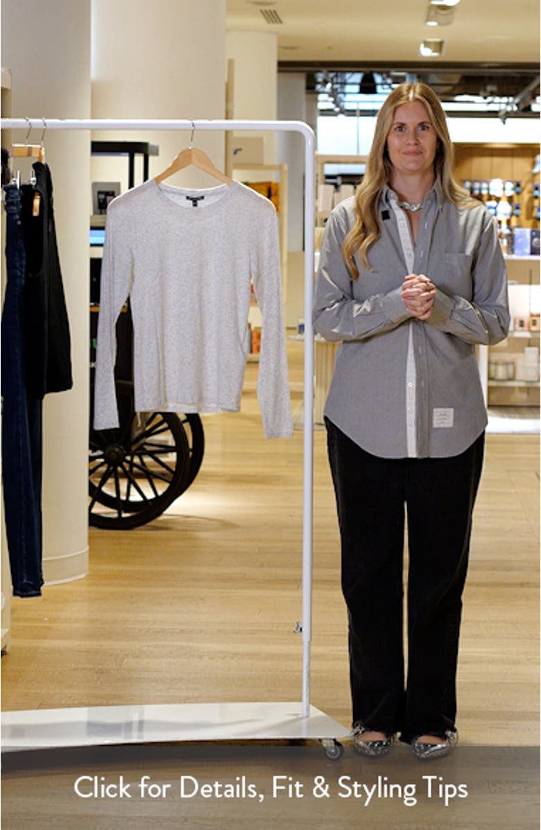 Crewneck Long Sleeve Top, sales video thumbnail