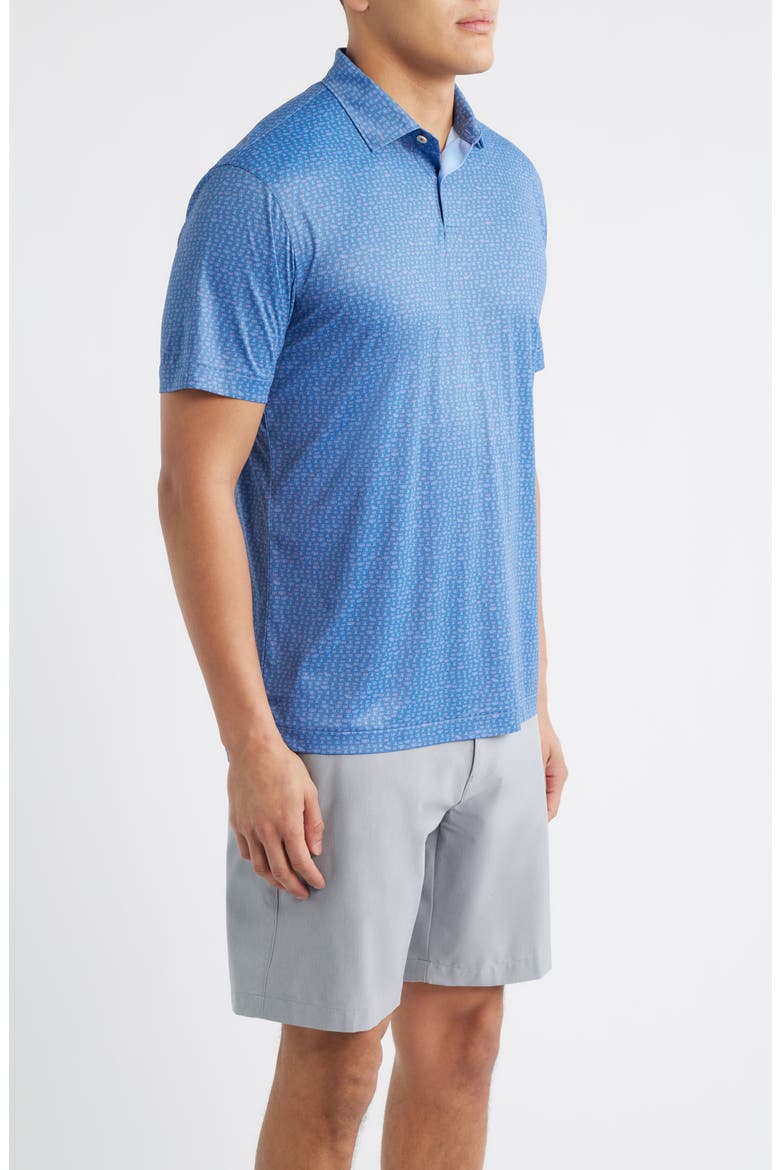 Featherweight Flights Performance Polo, Alternate, color, WINDSOR BLUE