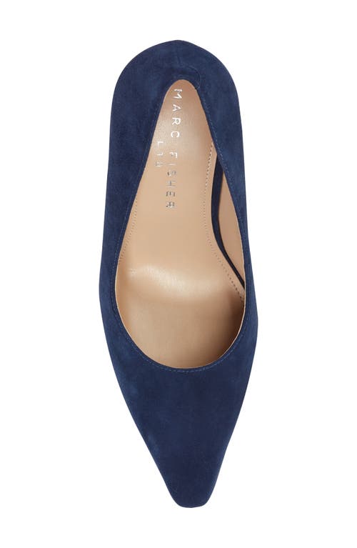 Marc Fisher Ltd Minny Pointed Toe Pump In Blue
