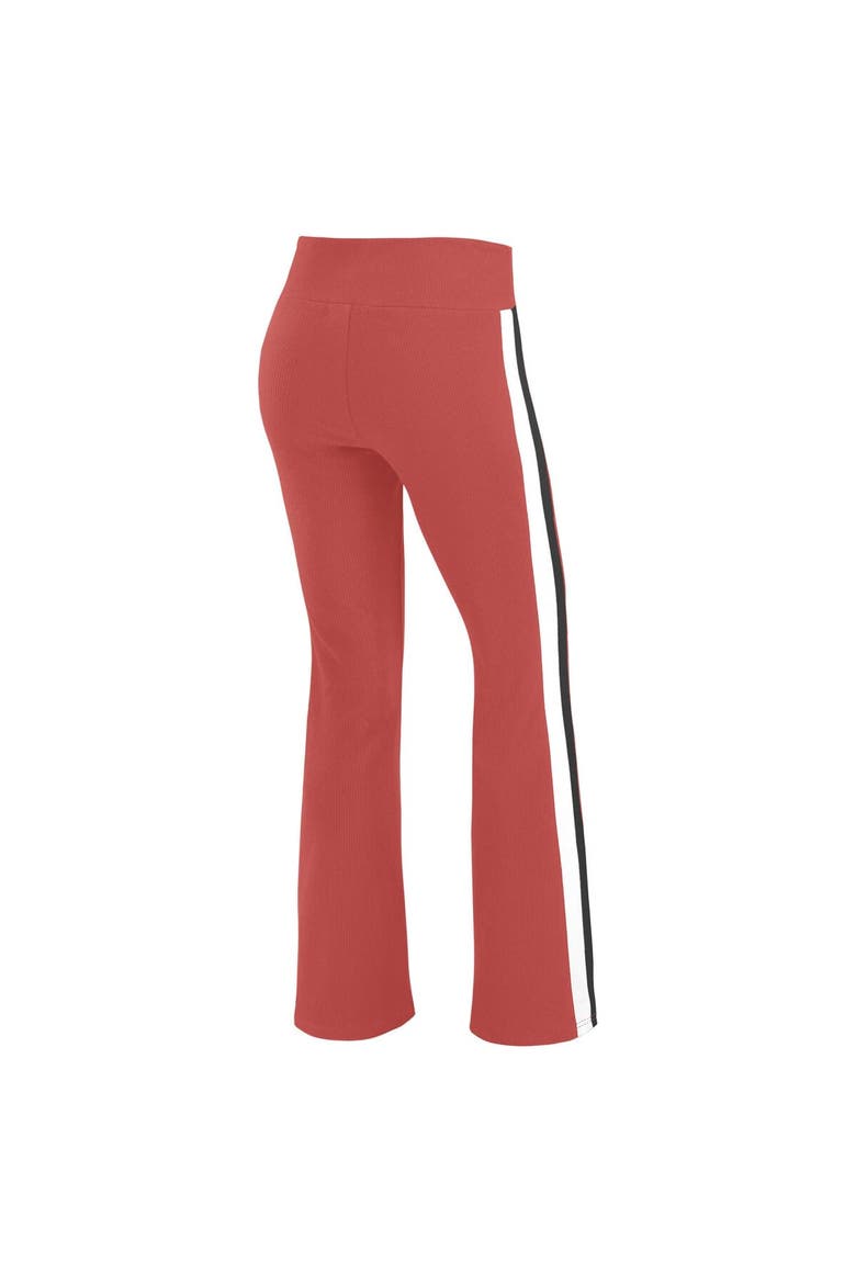 Women's WEAR by Erin Andrews Scarlet San Francisco 49ers Tri-Blend Yoga Pants, Alternate, color, Scarlet