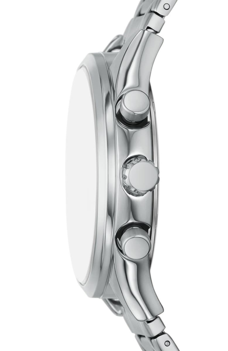 Fossil Fenmore Multifunction Bracelet Watch, 44mm, Alternate, color, Silver