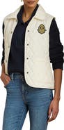 Lauren Ralph Lauren Crested Quilted Vest