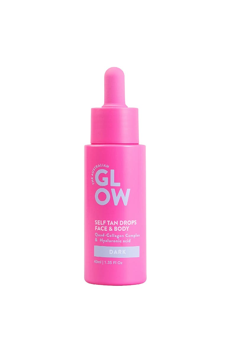 Australian Glow Self Tan Drops - Face and Body in Various Colors, Main, color, Dark