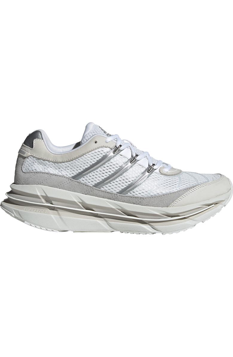 adidas Gender Inclusive Adistar Hrmy Sneaker, Alternate, color, White/ Silver/ Silver Metallic