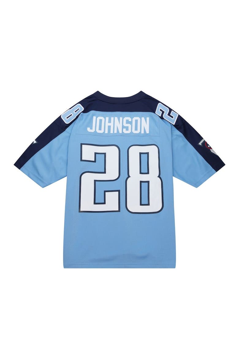 Men's Mitchell & Ness Chris Johnson Light Blue Tennessee Titans Legacy Replica Jersey, Alternate, color, Light Blue
