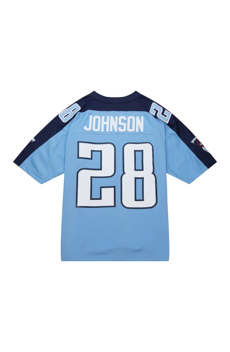 Mitchell & Ness Men's Mitchell & Ness Chris Johnson Light Blue Tennessee Titans Legacy Replica Jersey, Alternate, color, Light Blue