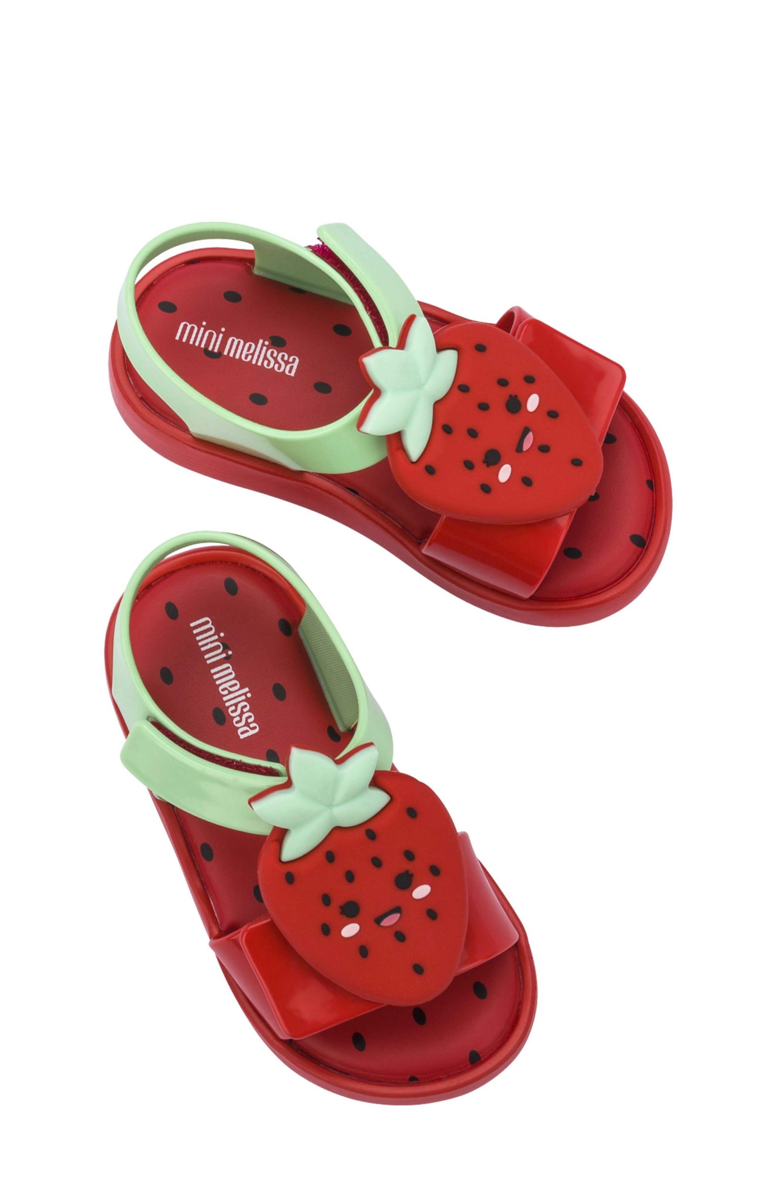 Mini Melissa Kids' Jump Fruitland Jelly Sandal, Alternate, color, 