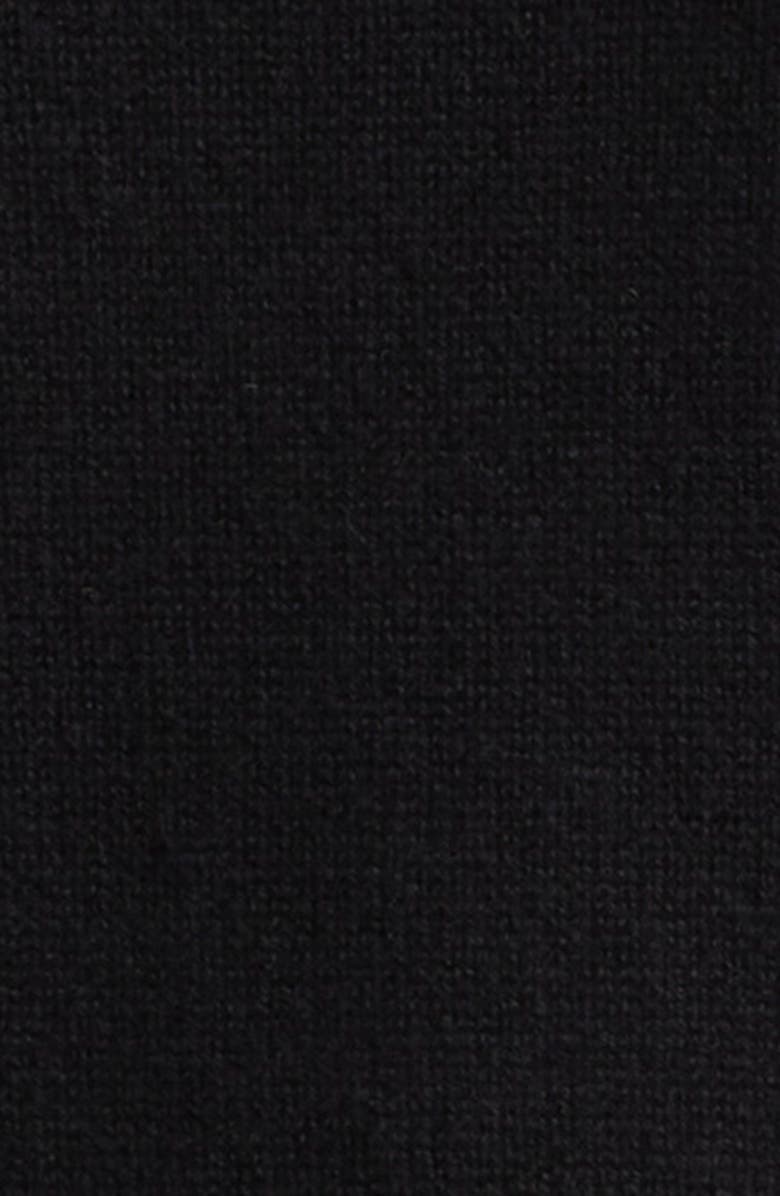 Thom Sweeney Cashmere Turtleneck Sweater, Alternate, color, Black