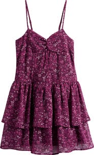 Ava & Yelly Kids' Peri Floral Party Dress