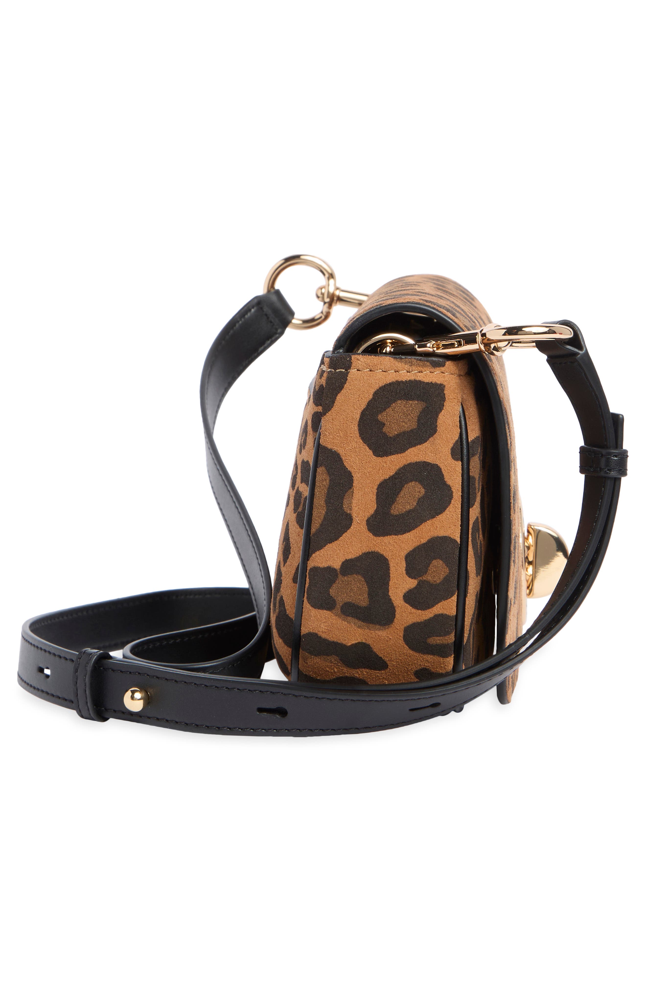 Signet Leopard Print Flap Shoulder Bag, Alternate, color, LEOPARD MULTI